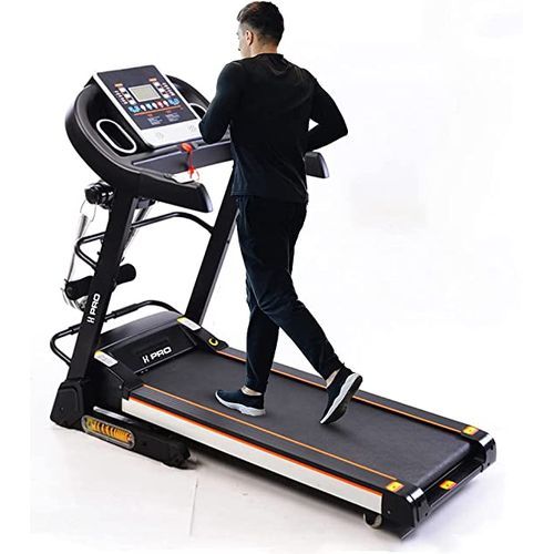 Electrical Motorised 2.5HP Treadmill With Auto Incline, Integrated Speaker & Massage Machine